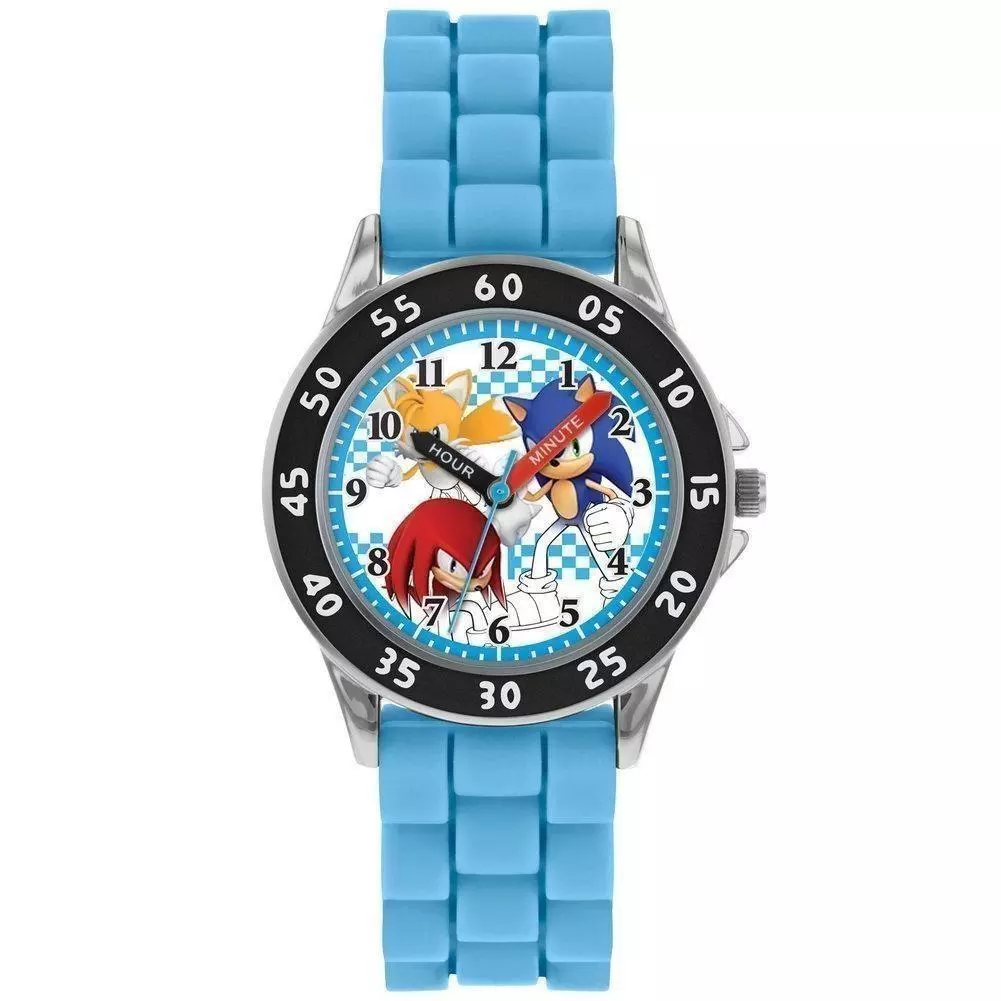 Sonic The Hedgehog Junior Analogue Time Teacher Watch