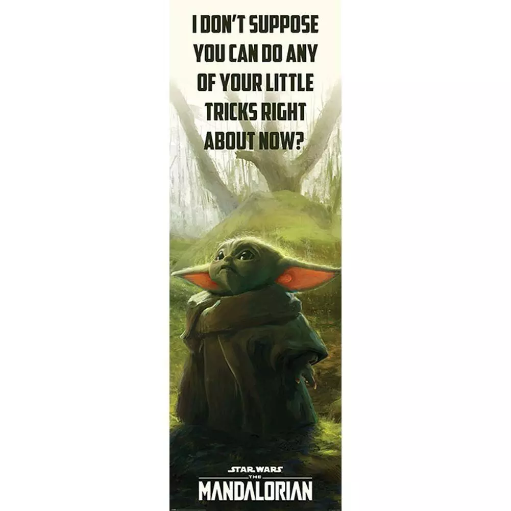 Star Wars: The Mandalorian Grogu Rolled Door Poster