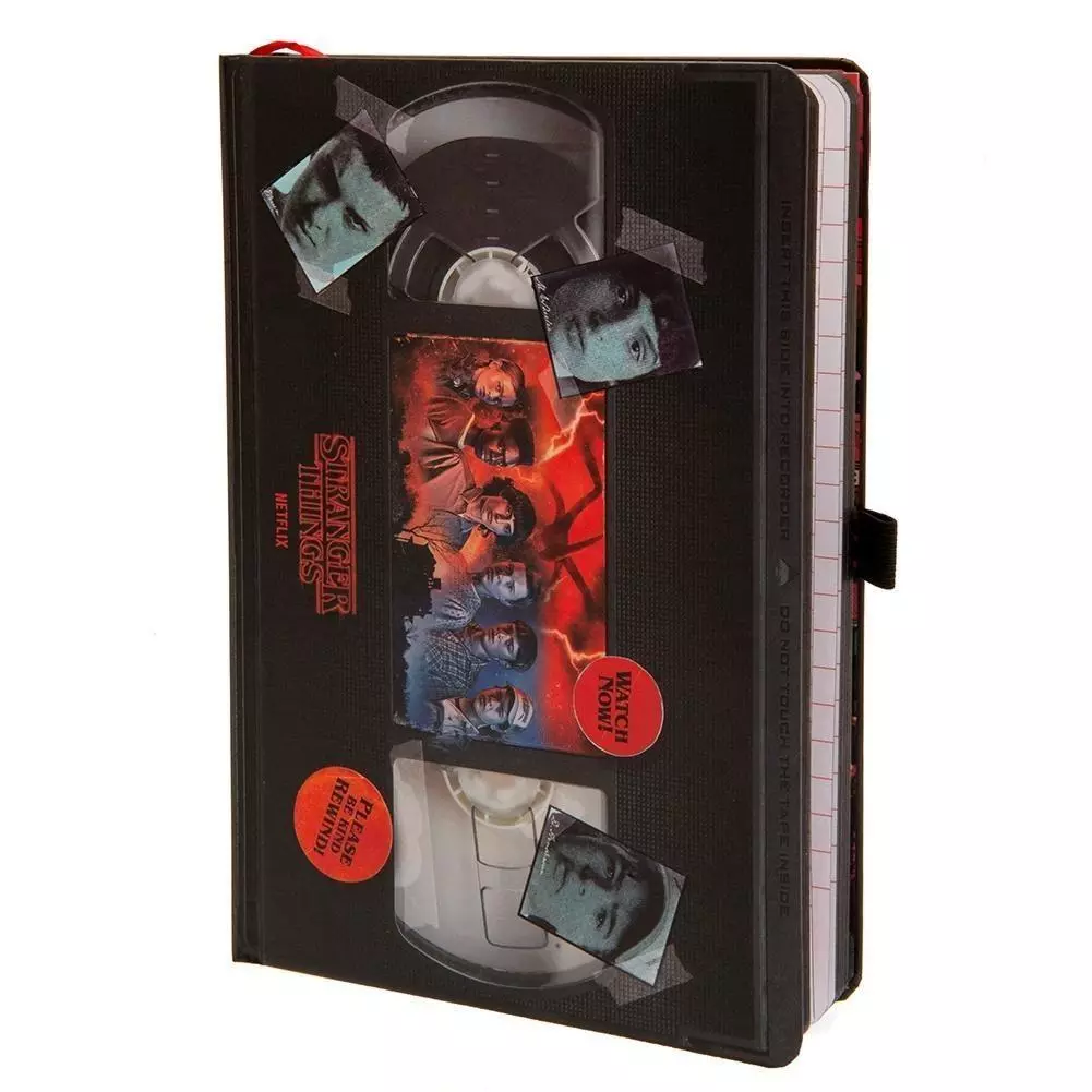 Stranger Things 4 VHS Hardback A5 Premium Notebook