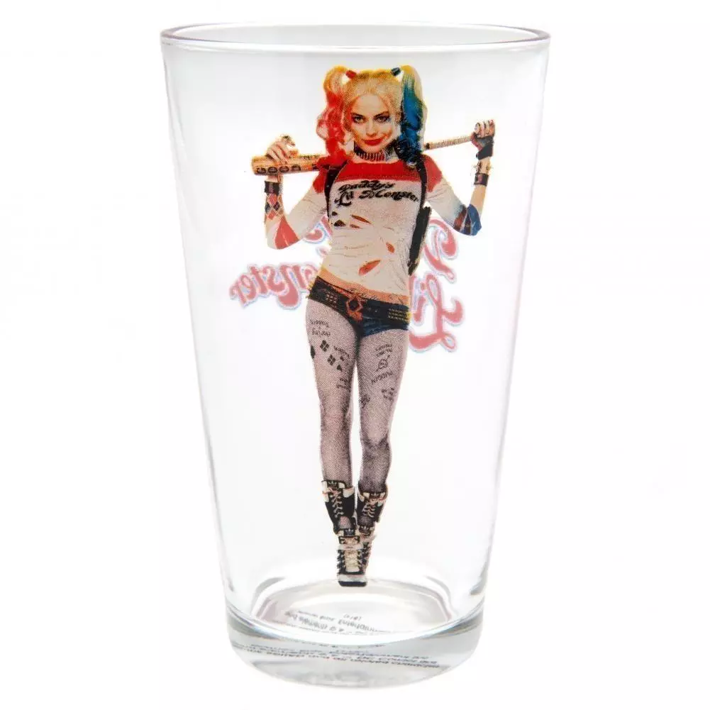 Suicide Squad Harley Quinn Classic Printed Large Glass 