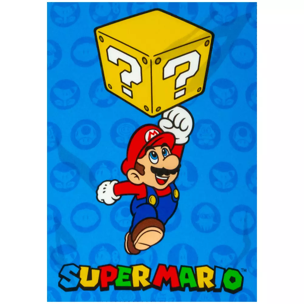 Super Mario Question Block Fleece Blanket