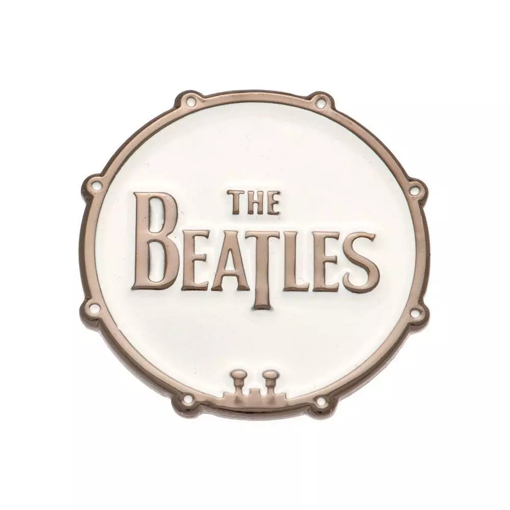 The Beatles Bass Drum Enamel Pin Badge 