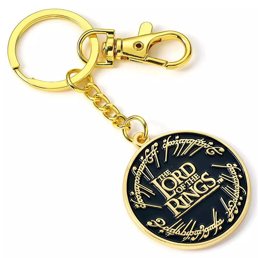 The Lord of the Rings Logo Metal Charm Keyring