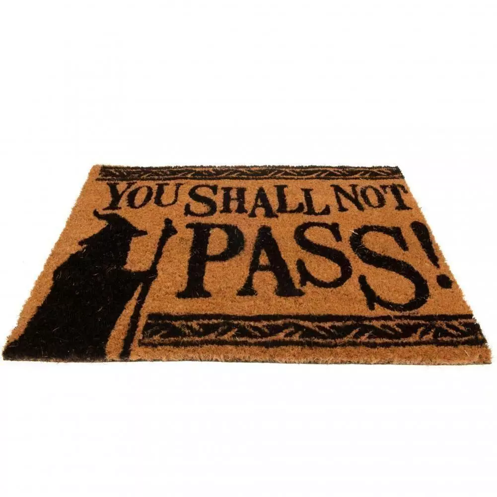 The Lord Of The Rings You Shall Not Pass Coir Doormat