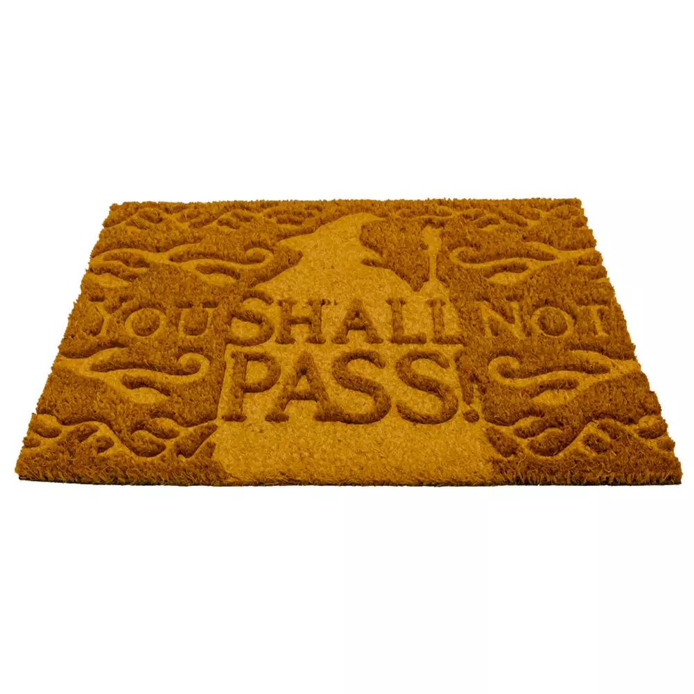 The Lord Of The Rings You Shall Not Pass! Embossed Coir Doormat