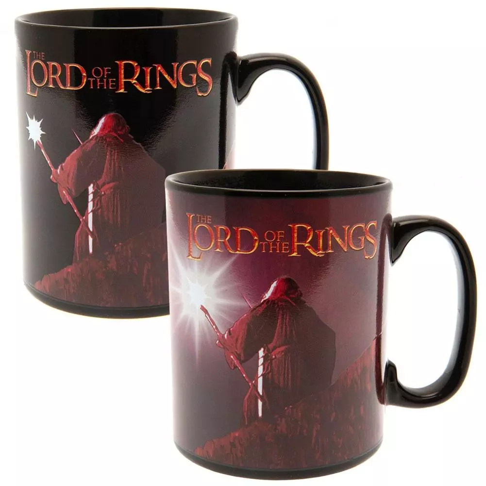 The Lord Of The Rings Shall Not Pass Heat Changing Ceramic Mega Mug 