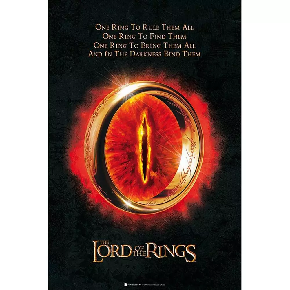 The Lord Of The Rings Poster One Ring 68