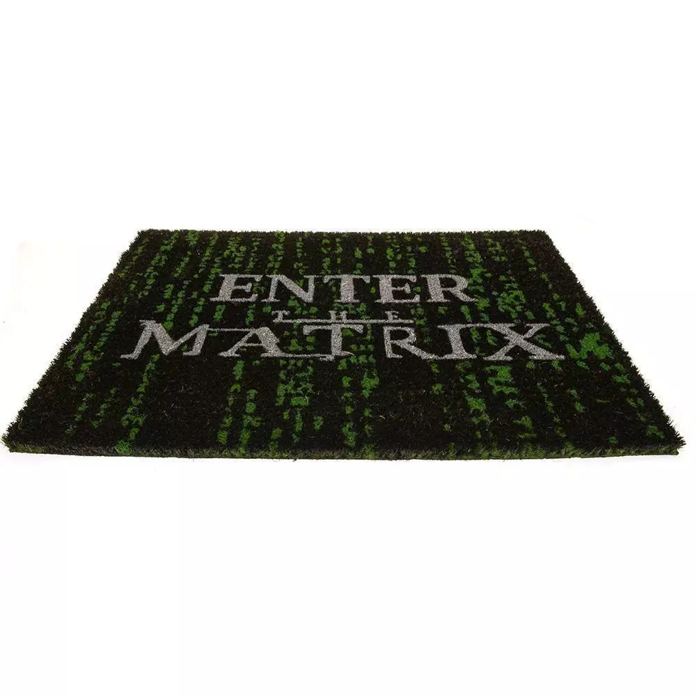 The Matrix Enter The Matrix Black Coir Doormat