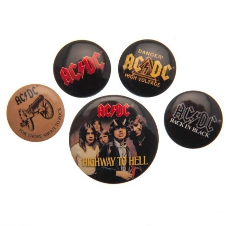ACDC-Button-Badge-Set