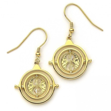 Harry-Potter-Gold-Plated-Crystal-Earrings-Time-Turner-1