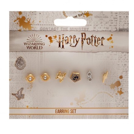 Harry-Potter-Gold-Plated-Earring-Set-2