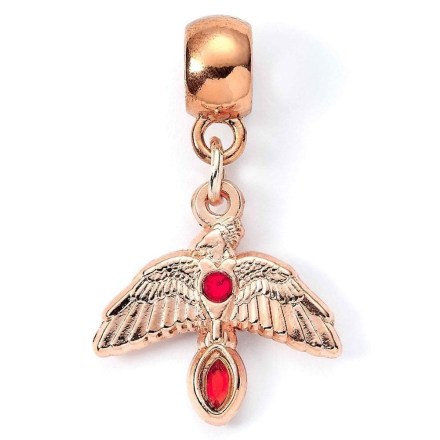 Harry-Potter-Rose-Gold-Plated-Charm-Fawkes