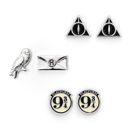 Harry-Potter-Silver-Plated-Earring-Set-CL
