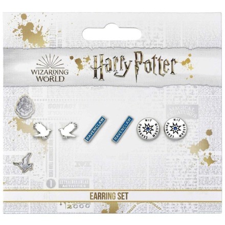 Harry-Potter-Silver-Plated-Earring-Set-Ravenclaw-4