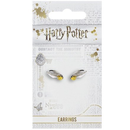 Harry-Potter-Silver-Plated-Earrings-Golden-Snitch-1