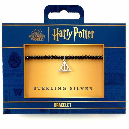 Harry-Potter-Stone-Bracelet-With-Sterling-Silver-Charm-Deathly-Hallows-1