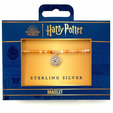Harry-Potter-Stone-Bracelet-With-Sterling-Silver-Charm-Time-Turner-1