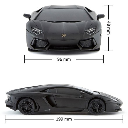 Lamborghini-Aventador-Radio-Controlled-Car-1-24-Scale-Black-4