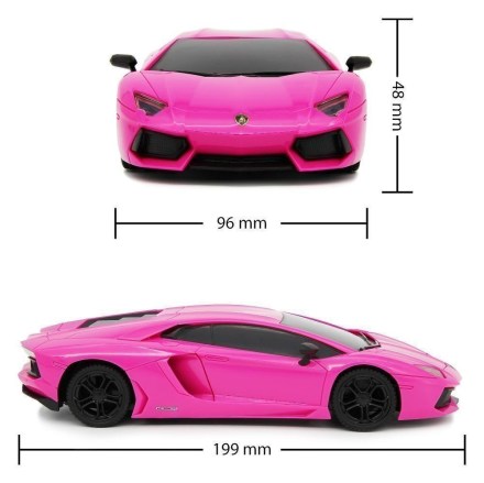 Lamborghini-Aventador-Radio-Controlled-Car-1-24-Scale-Pink-5