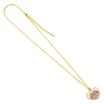 Pusheen-Gold-Plated-Heart-Necklace-2