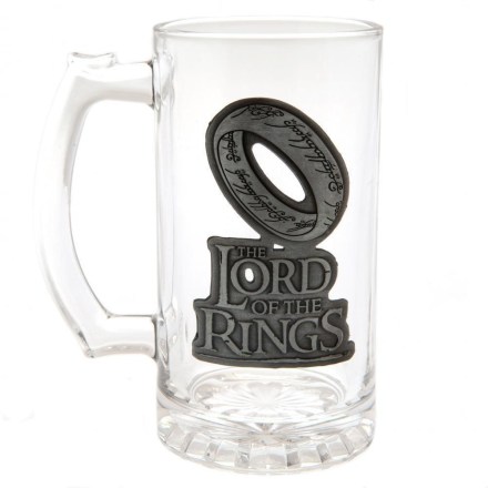 The-Lord-Of-The-Rings-Glass-Tankard-Logo