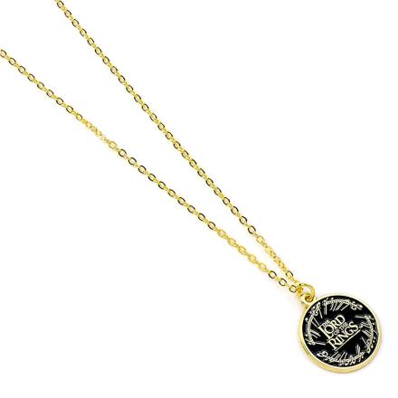 The-Lord-Of-The-Rings-Gold-Plated-Necklace-Logo-1