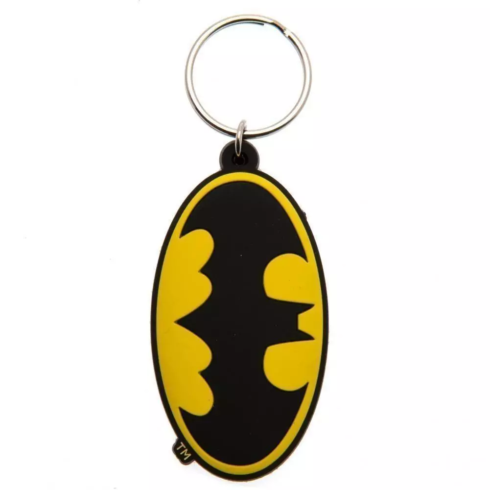 Batman Logo PVC Keyring 