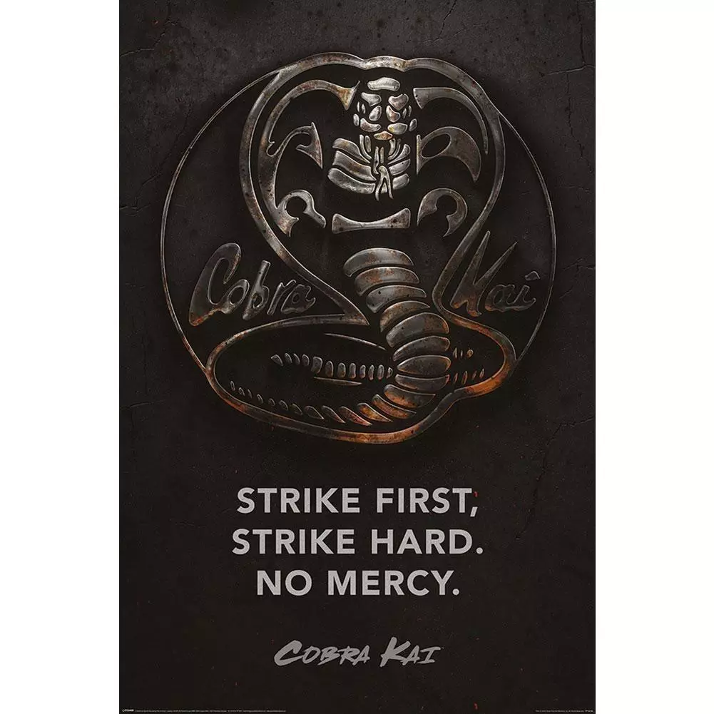 Cobra Kai Metal Wall Poster