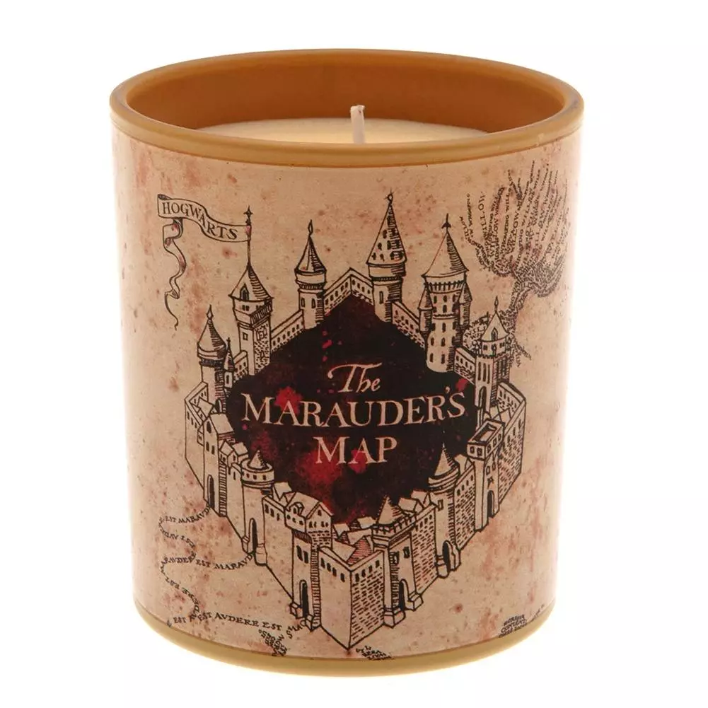 Harry Potter Marauders Map Unscented Candle 