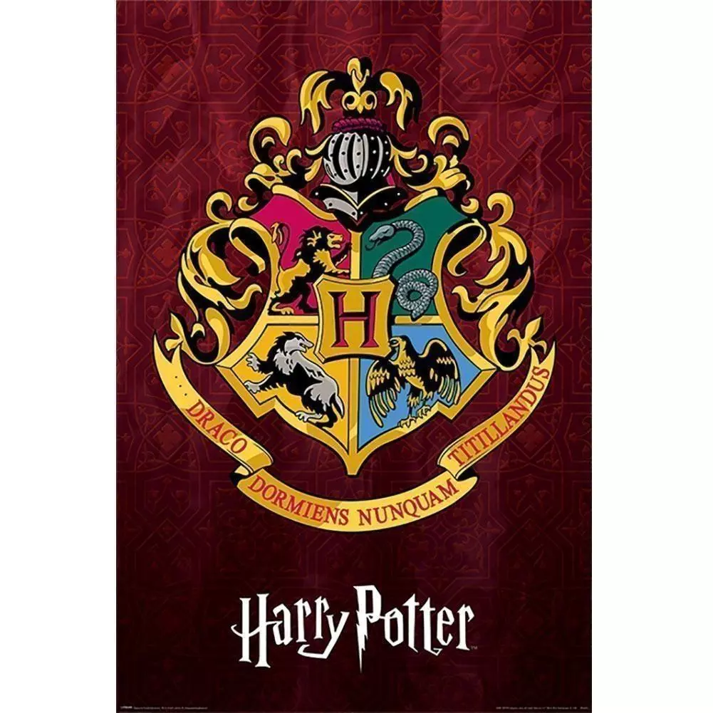 Harry Potter Hogwarts Crest Wall Poster 