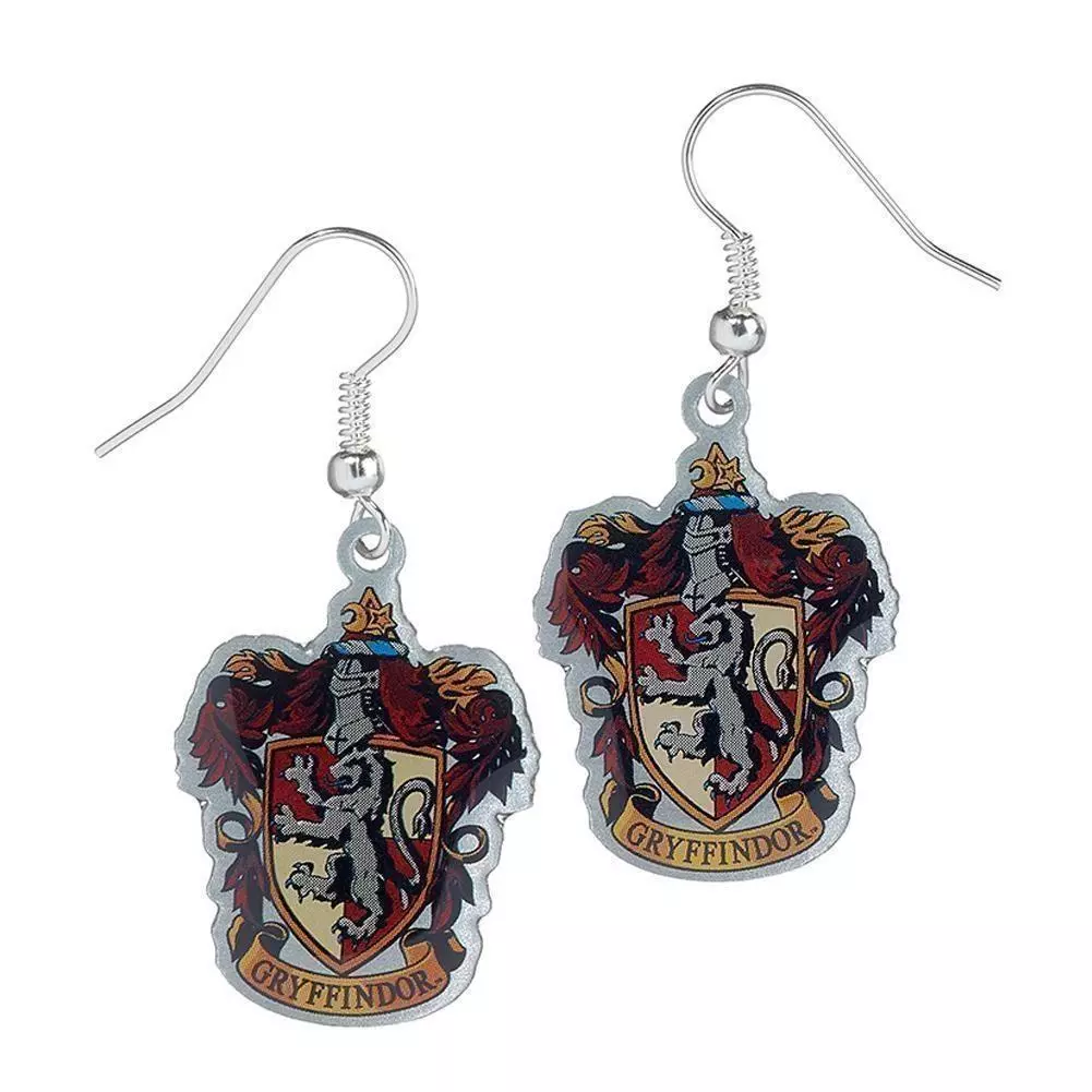 Harry Potter Gryffindor Silver Plated Earrings 