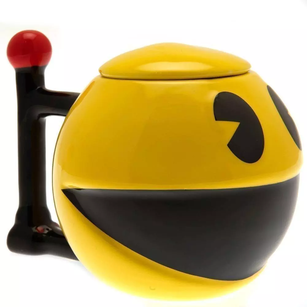 Pac-Man Pixel 3D Sculpted Ceramic Mug