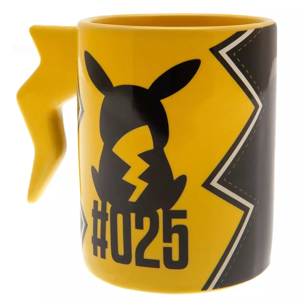 Pokemon Lightning Bolt 3D Sculpted Ceramic Mug 