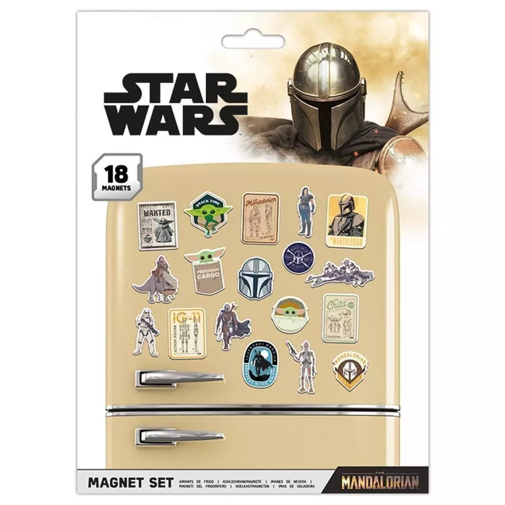 Star Wars: The Mandalorian Rubber Fridge Magnet Set