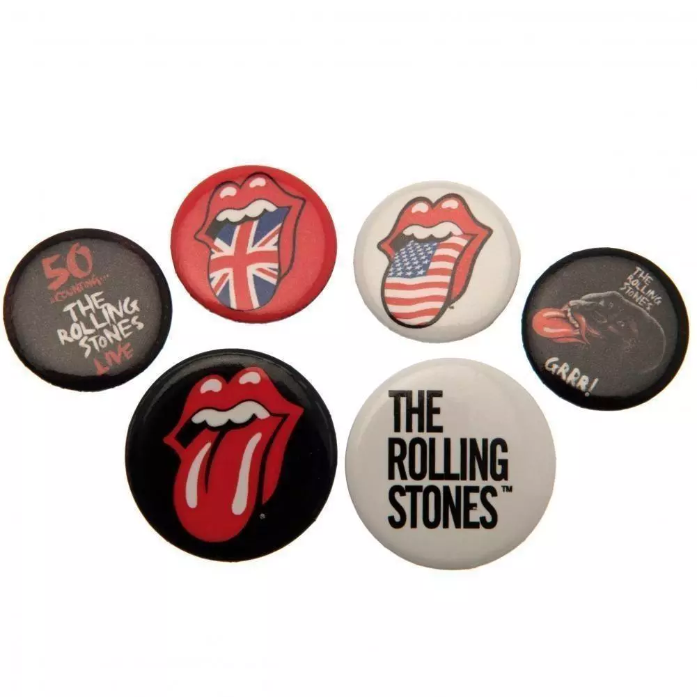 The Rolling Stones Button Badges Set