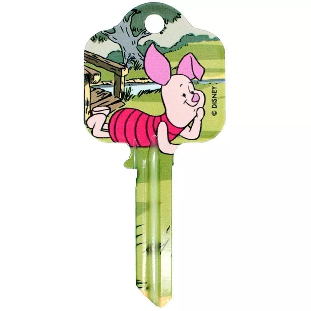 Winnie The Pooh Piglet Ready To Cut Blank Door Key 