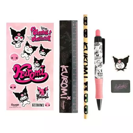 Kuromi-6pc-Stationery-Set