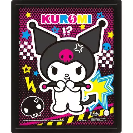 Kuromi-Framed-3D-Picture