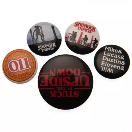 Stranger-Things-Button-Badge-Set