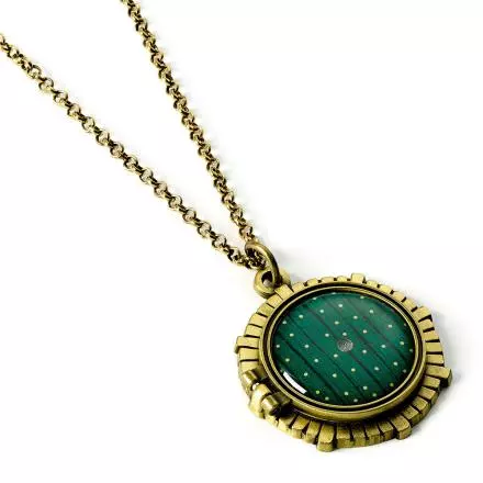 The-Lord-Of-The-Rings-Silver-Plated-Necklace-Hobbit-Door