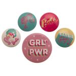 Barbie-Button-Badge-Set