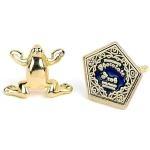 Harry-Potter-Gold-Plated-Earrings-Chocolate-Frog