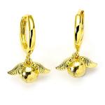 Harry-Potter-Gold-Plated-Golden-Snitch-Hoop-Earrings