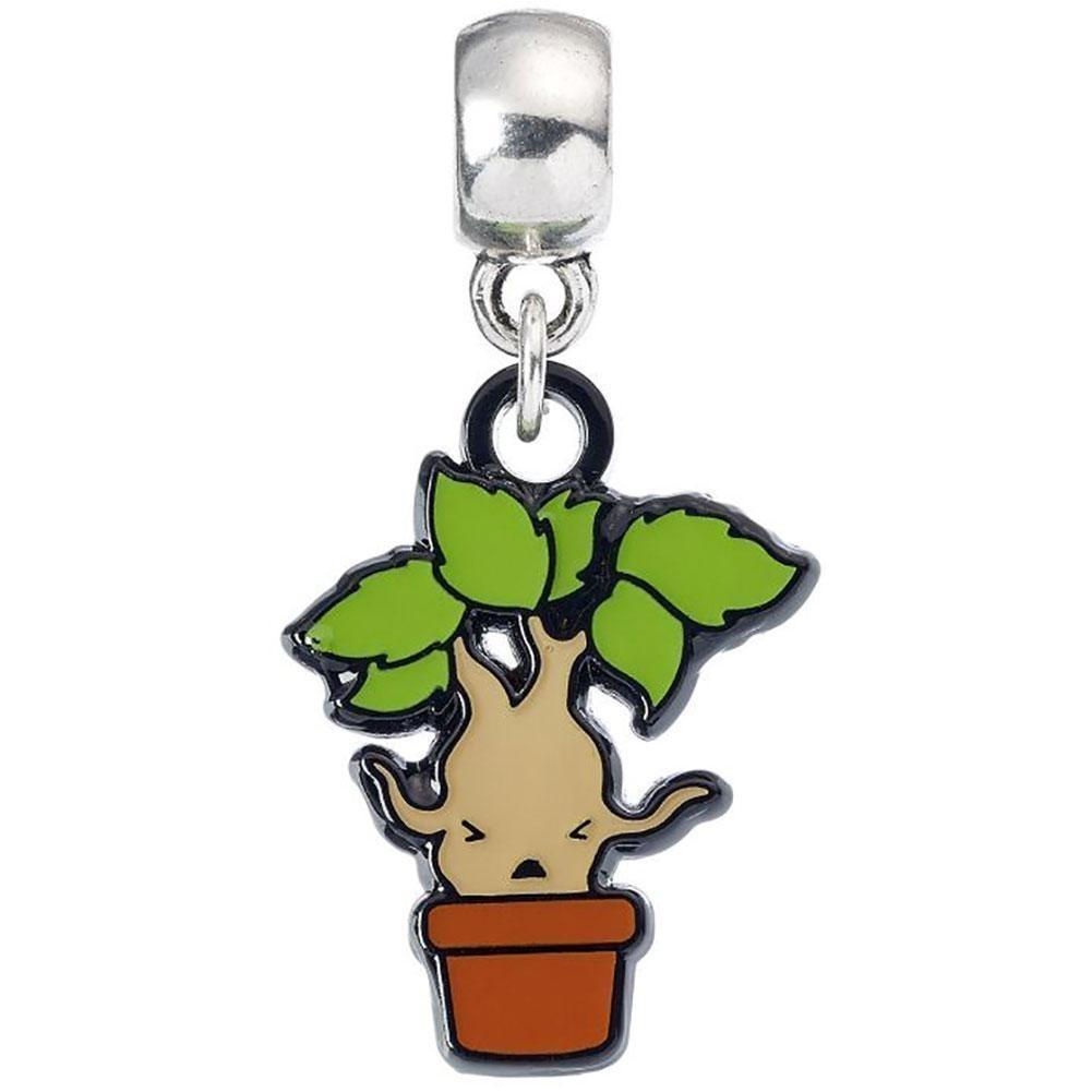 Harry Potter Silver Plated Charm Mandrake