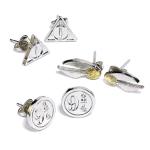 Harry-Potter-Silver-Plated-Earring-Set