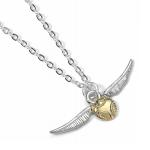 Harry-Potter-Silver-Plated-Necklace-Golden-Snitch
