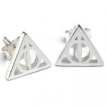 Harry-Potter-Sterling-Silver-Earrings-Deathly-Hallows