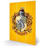 Harry-Potter-Wood-Print-Hufflepuff