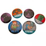Minecraft-Button-Badge-Set