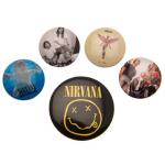 Nirvana-Button-Badge-Set